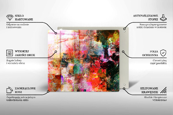 Kitchen worktop protector Paint abstraction