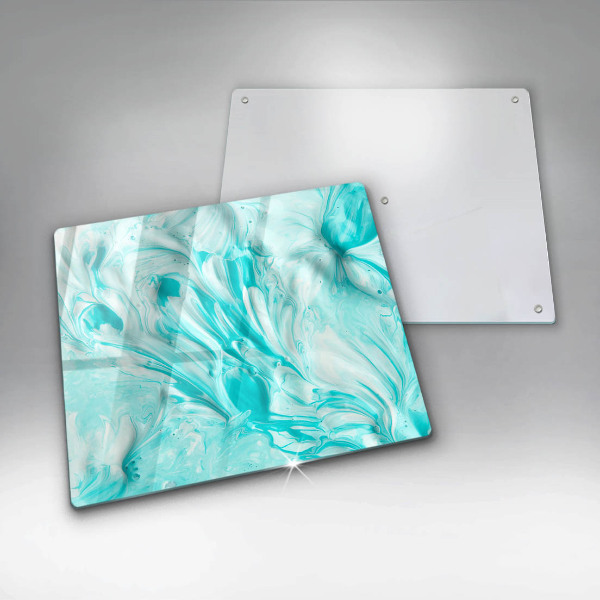 Glass worktop saver Paints abstraction
