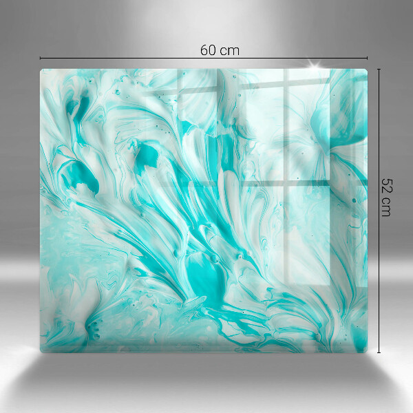 Glass worktop saver Paints abstraction