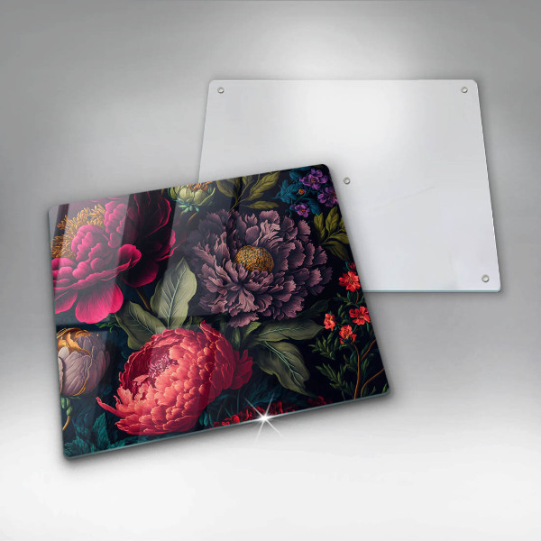 Kitchen worktop protector Beautiful flowers