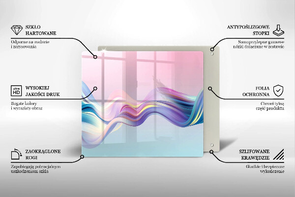 Chopping board Pastel abstraction