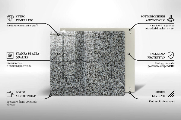 Kitchen worktop protector Stone texture