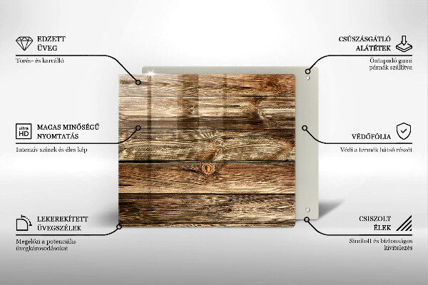 Kitchen worktop protector Wood texture boards