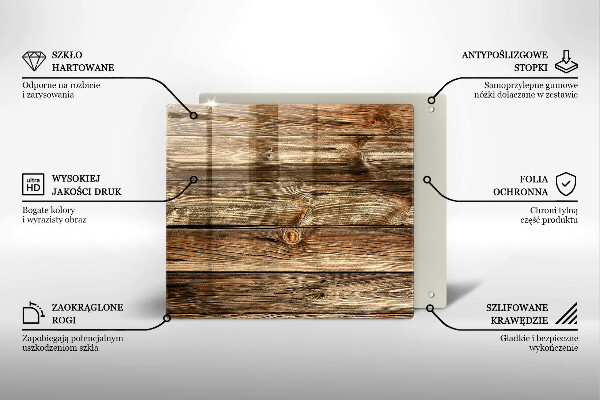 Kitchen worktop protector Wood texture boards