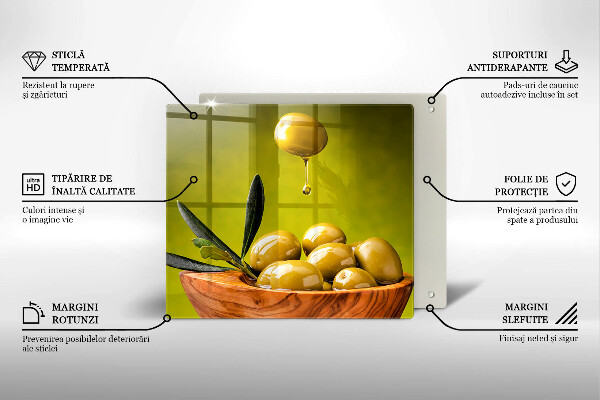 Kitchen worktop protector Tasty olives