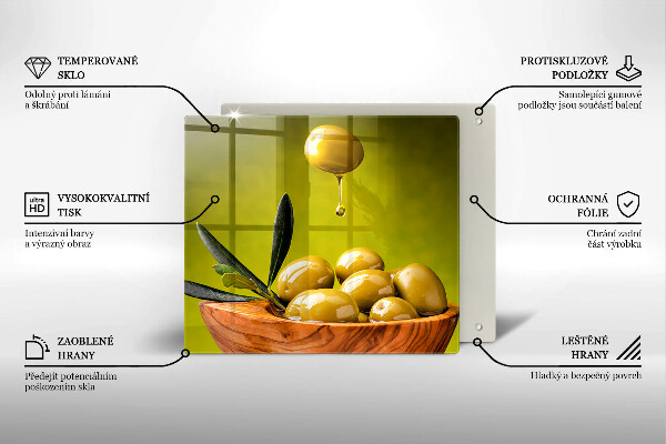 Kitchen worktop protector Tasty olives