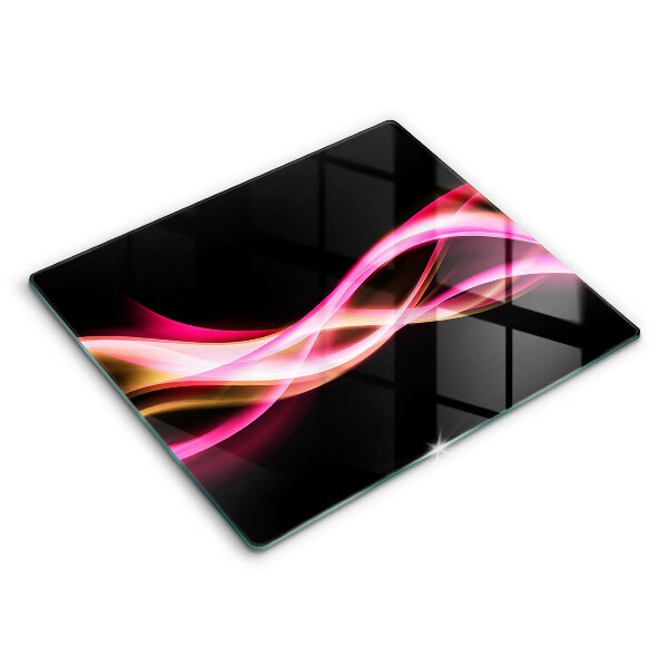 Kitchen worktop protector Neon Smoke abstraction