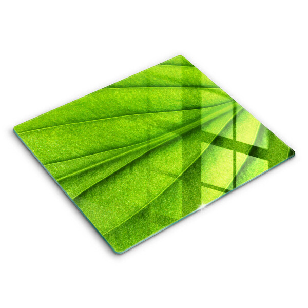 Chopping board glass Nature leaf veins