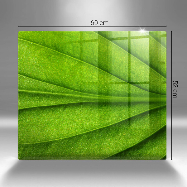 Chopping board glass Nature leaf veins