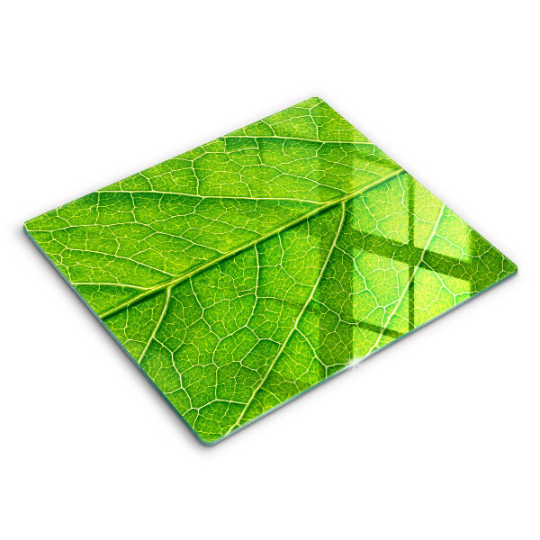 Chopping board glass Leaf lines nature