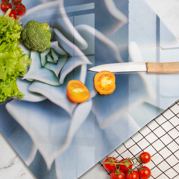 Chopping board glass Flower plant