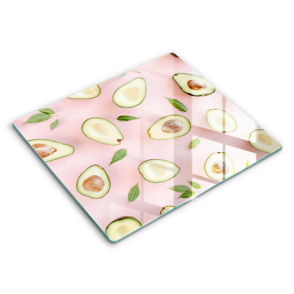 Glass worktop saver Avocado pattern