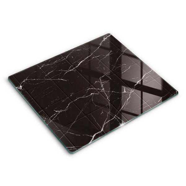 Glass worktop saver Marble tiles