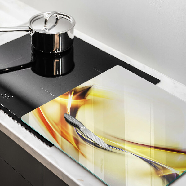 Kitchen worktop protector Abstraction light lines