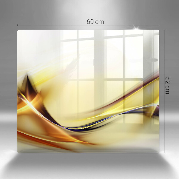 Kitchen worktop protector Abstraction light lines