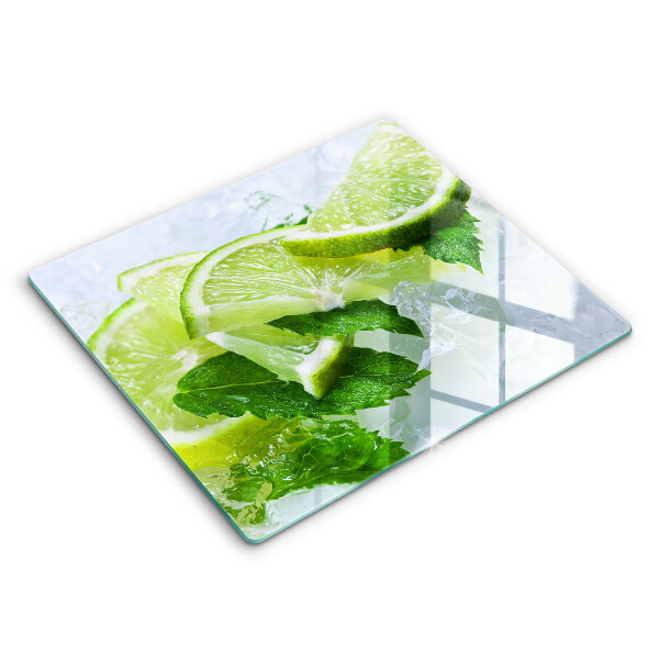 Kitchen worktop protector Lime mint and ice