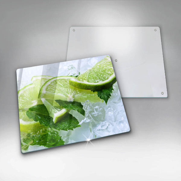 Kitchen worktop protector Lime mint and ice