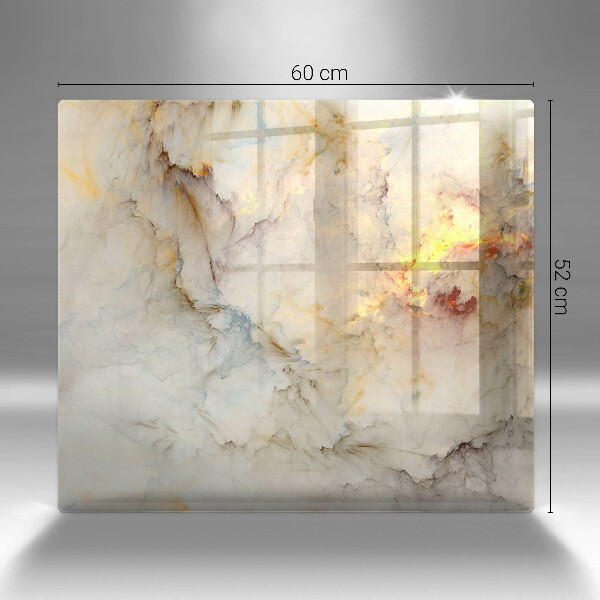 Chopping board Marble texture with gold