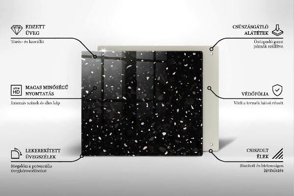 Chopping board Dark stone