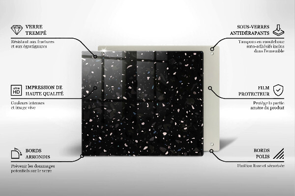 Chopping board Dark stone