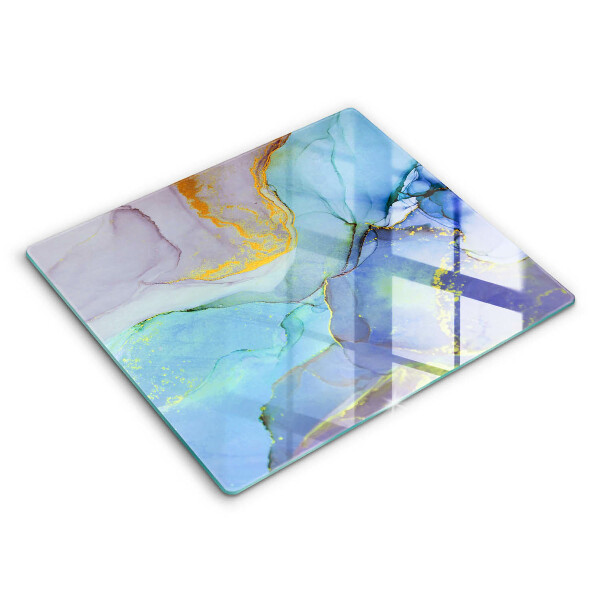 Chopping board Cracked stone gold