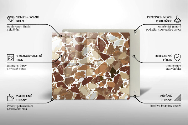 Chopping board Decorative stone stains