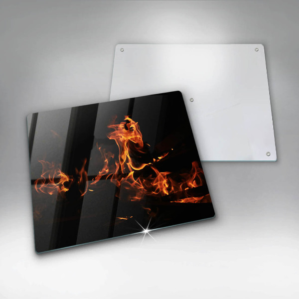 Chopping board Fire flame