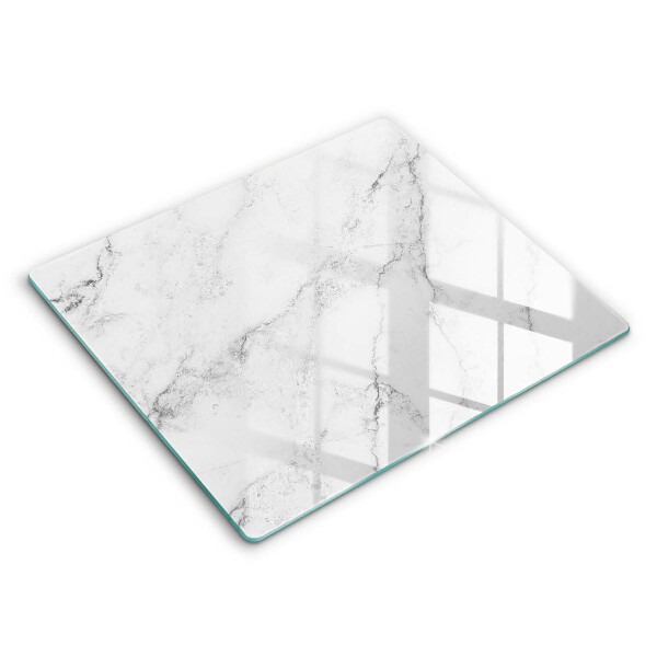 Chopping board glass Elegant marble texture