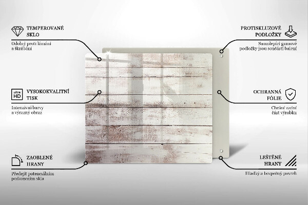 Kitchen worktop protector Old wood boards