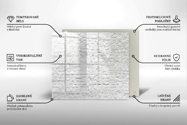 Kitchen worktop protector Brick wall