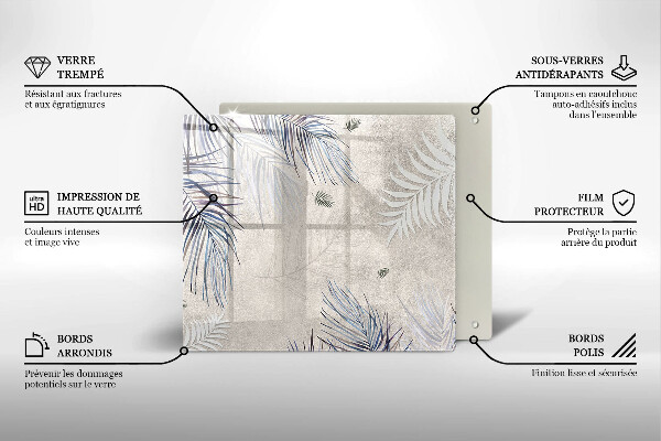 Chopping board Subtle leaves