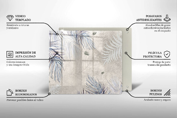 Chopping board Subtle leaves