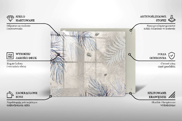 Chopping board Subtle leaves