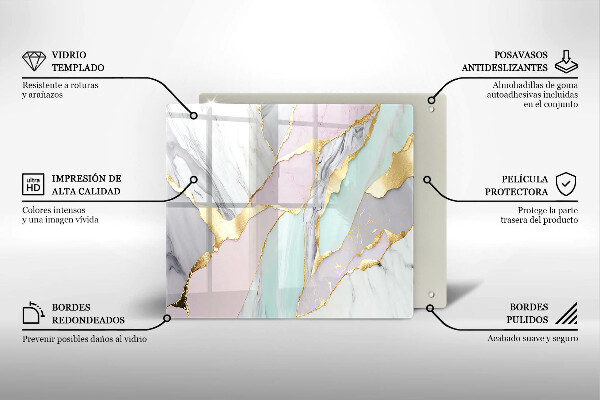 Chopping board Pastel marble