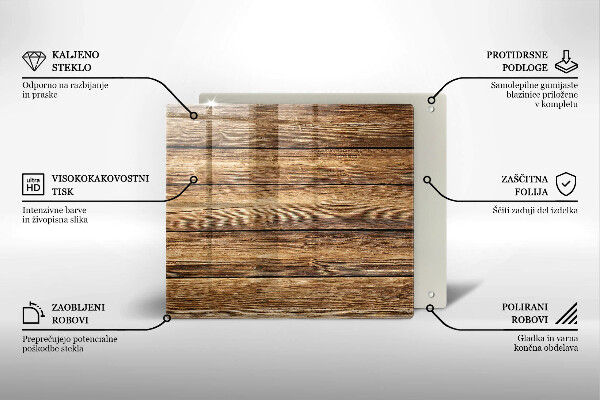 Kitchen worktop protector Wood texture boards