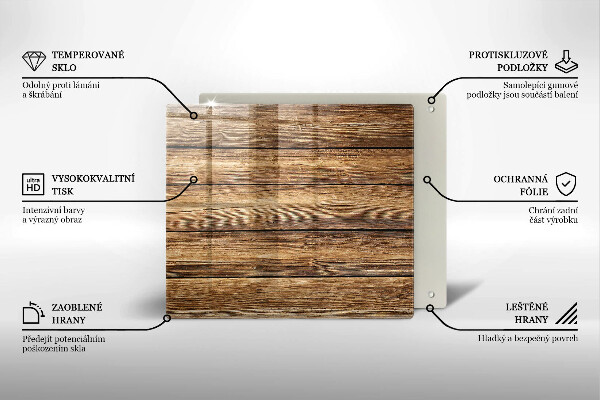 Kitchen worktop protector Wood texture boards