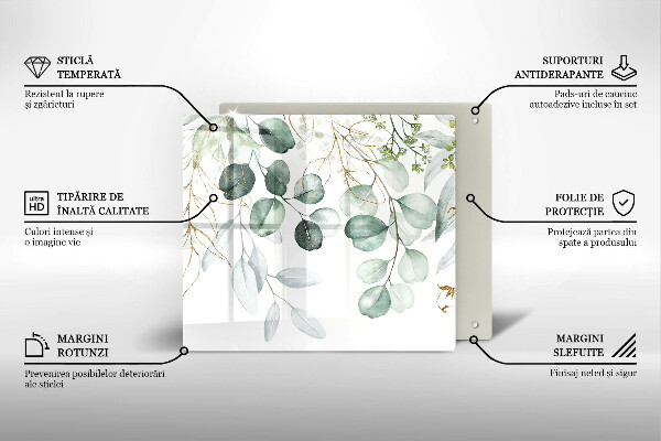 Kitchen worktop protector Painted plants