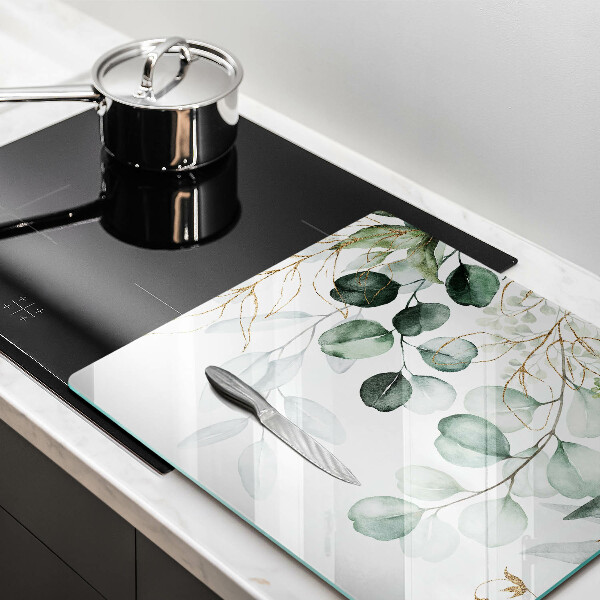 Kitchen worktop protector Painted plants