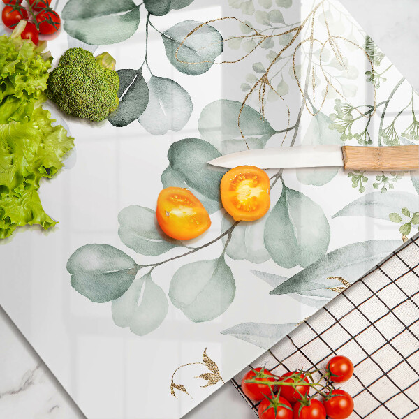 Kitchen worktop protector Painted plants