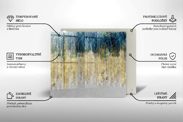 Kitchen worktop protector Designer abstraction