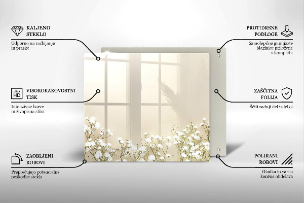 Kitchen worktop protector Boho flowers