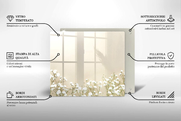 Kitchen worktop protector Boho flowers