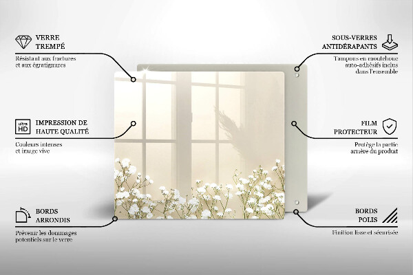 Kitchen worktop protector Boho flowers