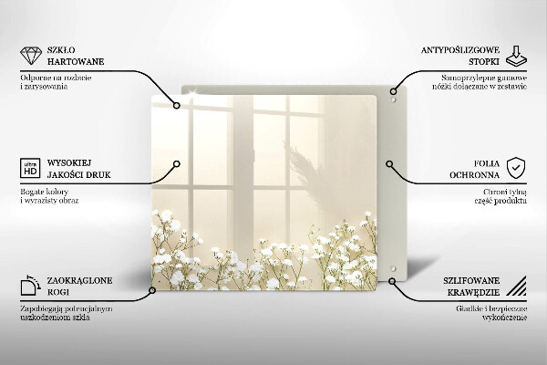 Kitchen worktop protector Boho flowers