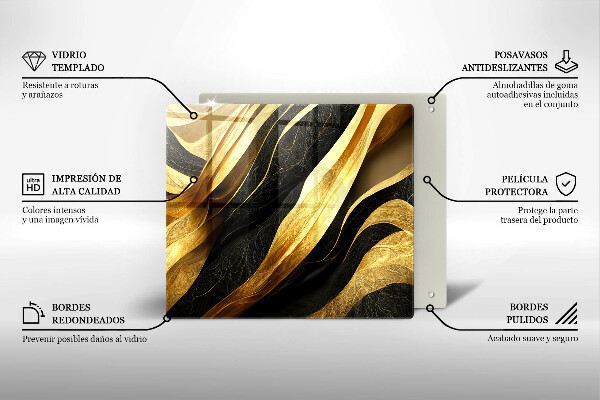 Kitchen worktop protector Elegant abstraction