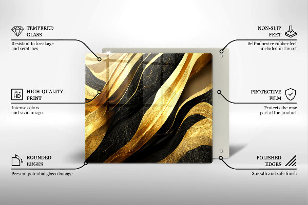 Kitchen worktop protector Elegant abstraction