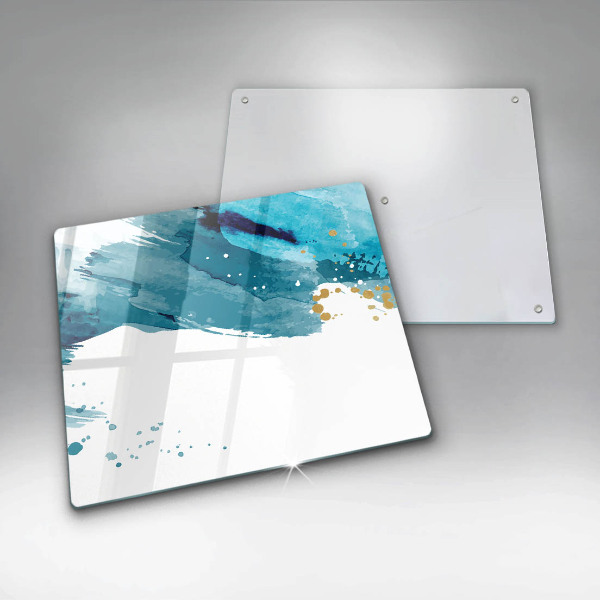 Glass worktop saver Blue spots