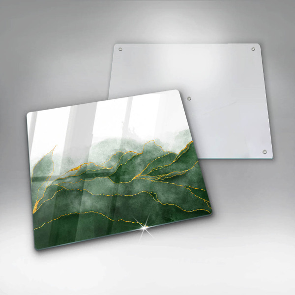 Glass worktop saver Abstraction nature