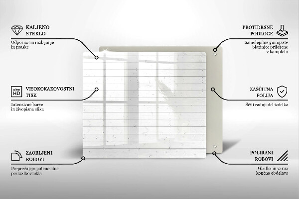 Glass worktop saver Modern bright boards