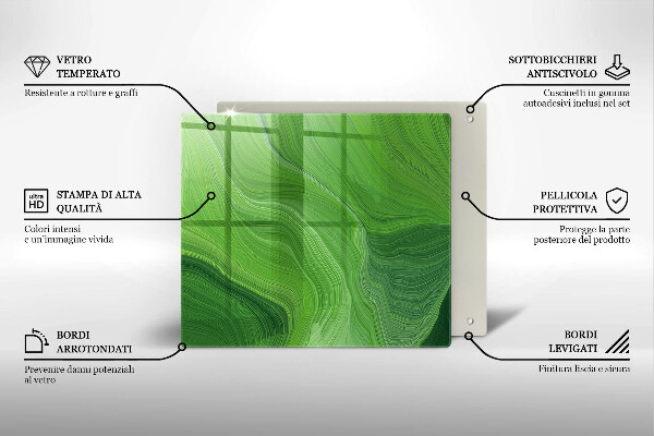 Glass worktop saver Abstract texture